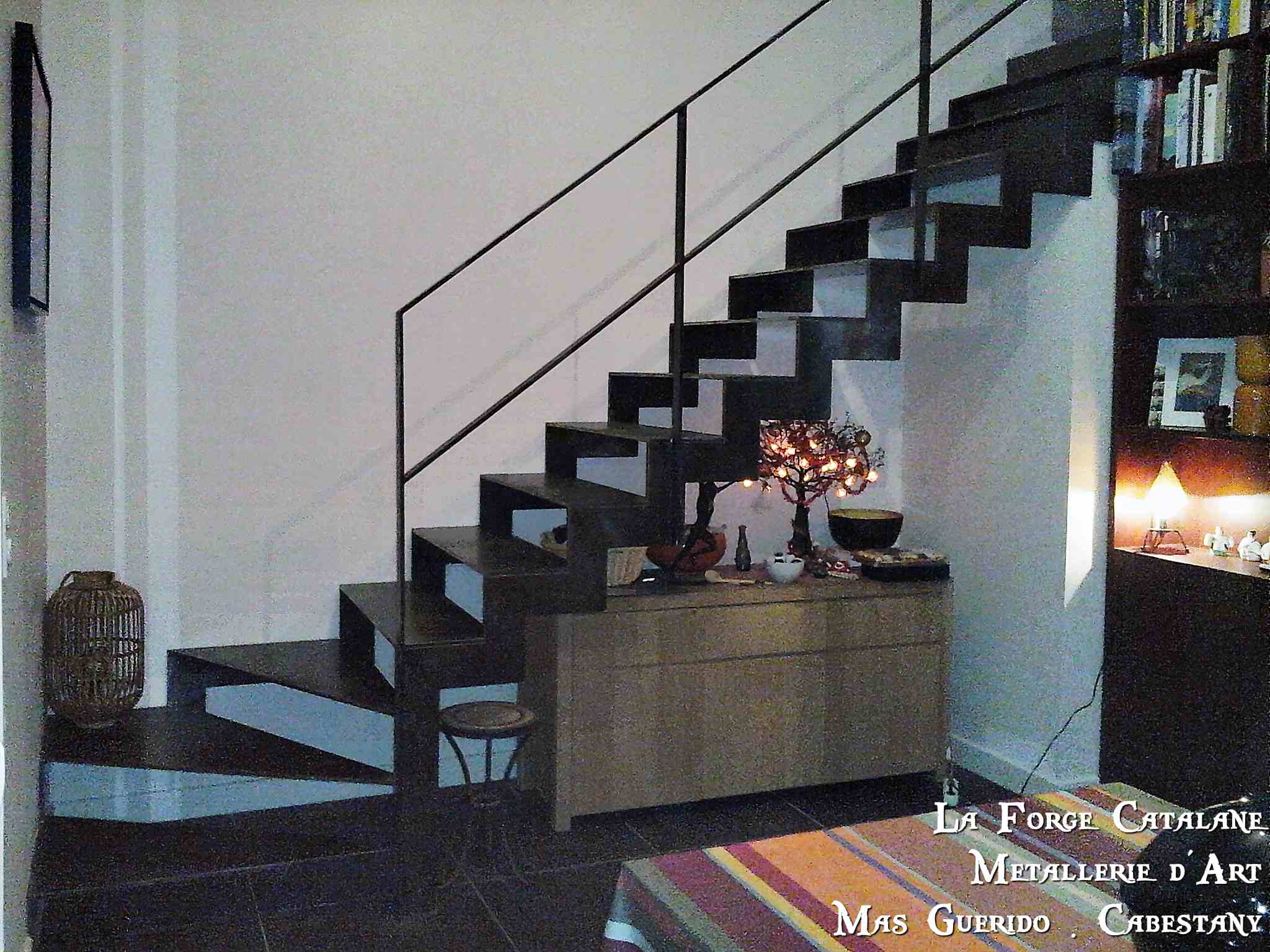 verriere bibliotheque escalier double limon cremaillere forge catalane 3.jpg